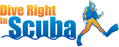 Dive Right in Scuba Logo