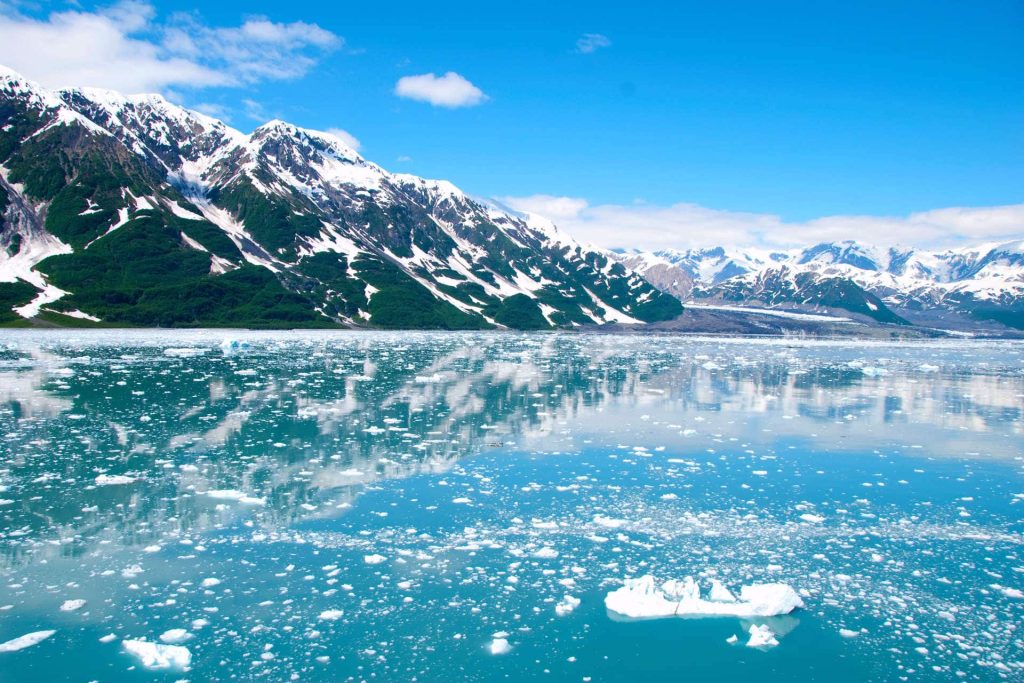 Frozen sea in Alaska