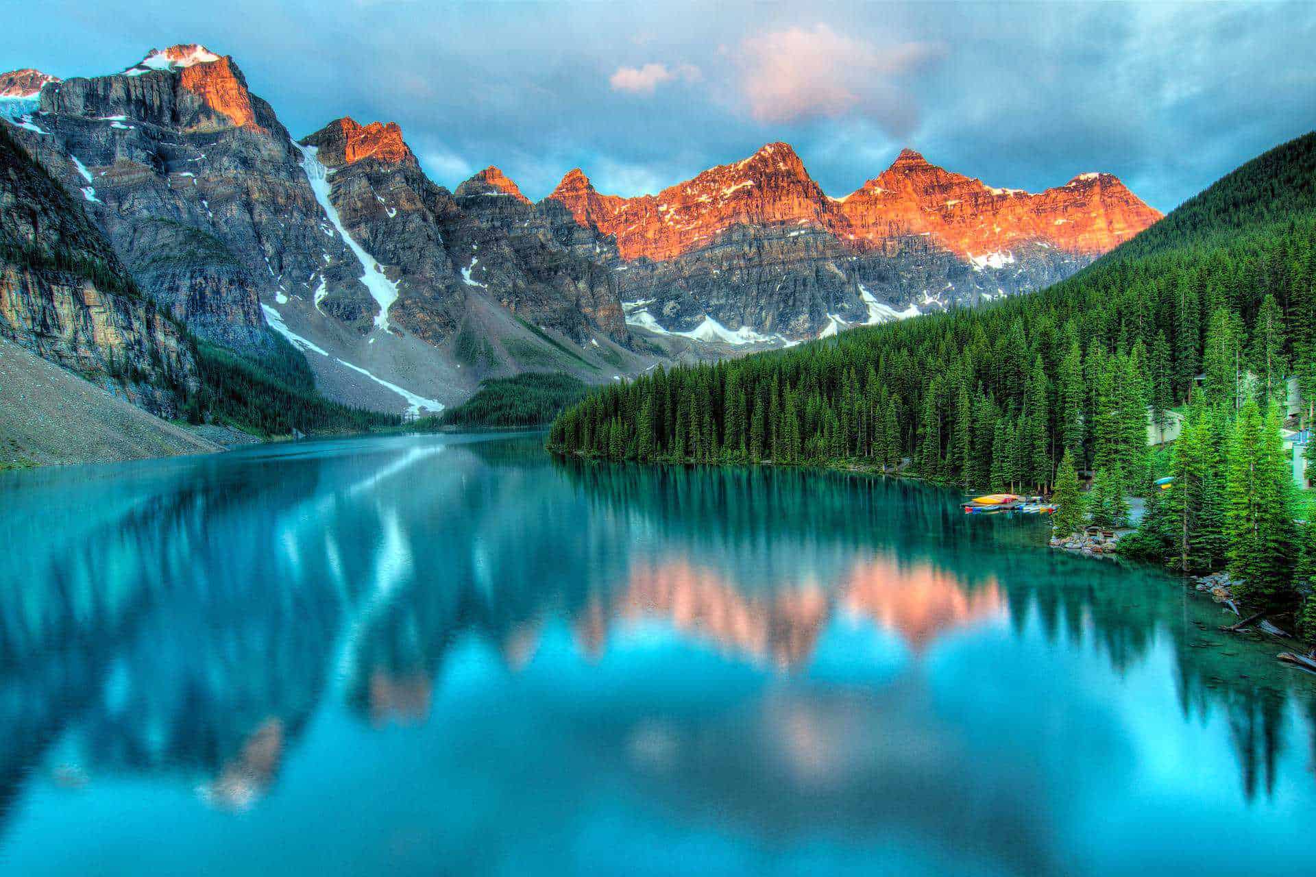 Lake in Alberta, Canada