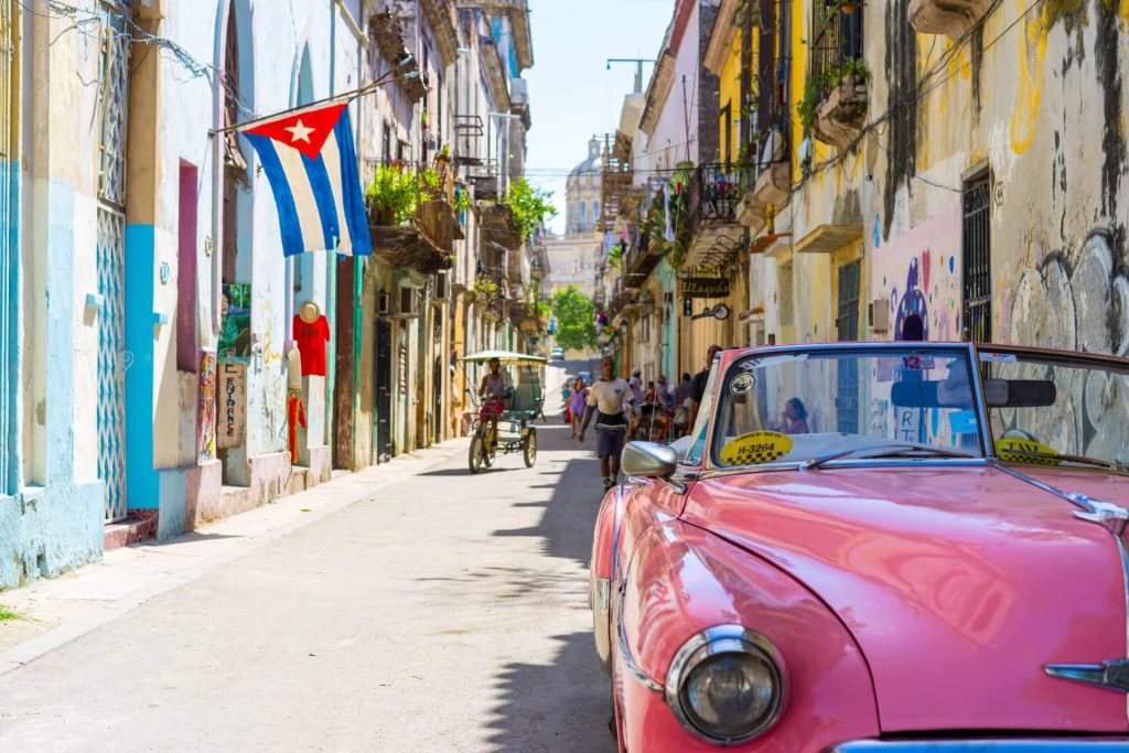 Alley in Havanna, Cuba