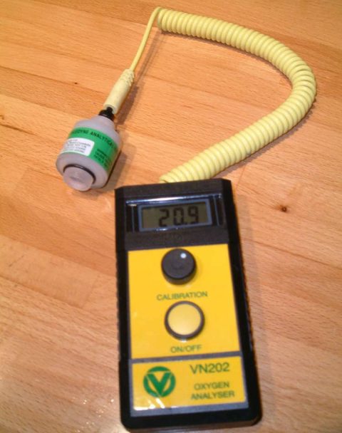 Diving oxygen analyzer VN202