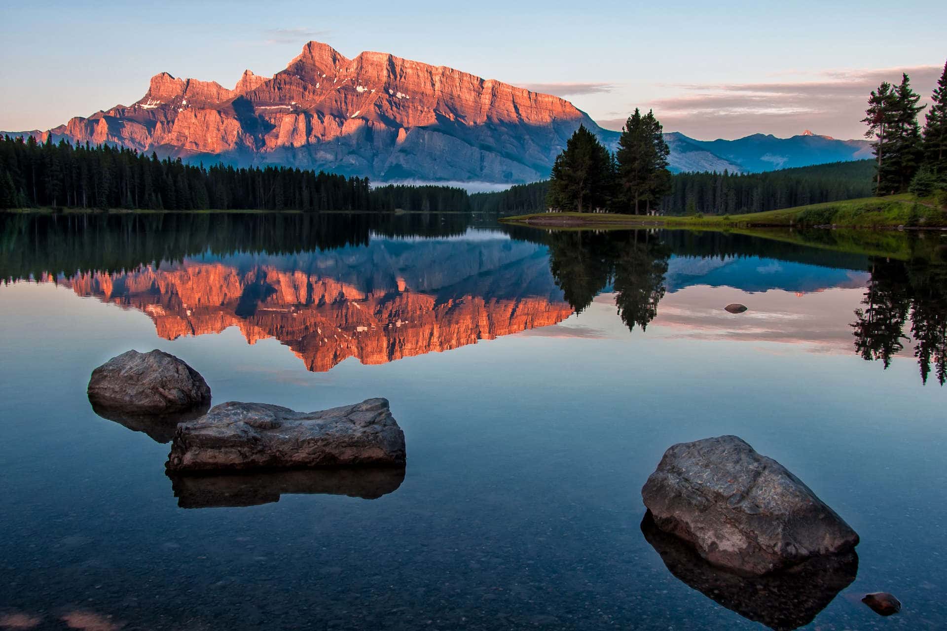 Lake in Alberta, Canada
