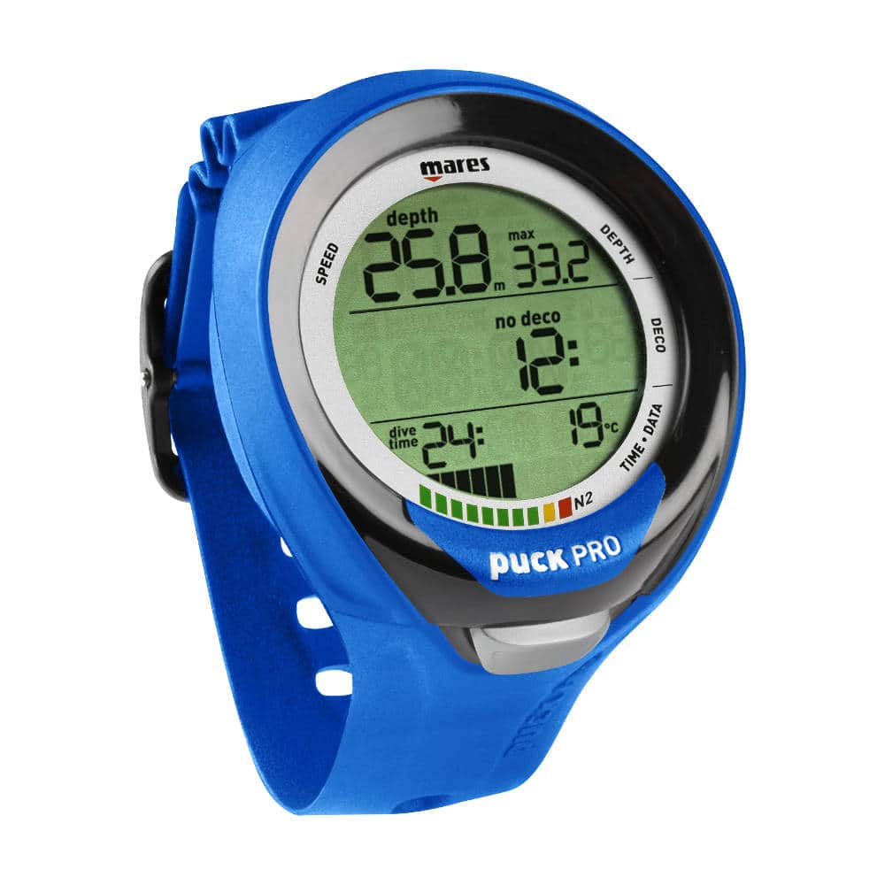 Mares Puck Pro in blue