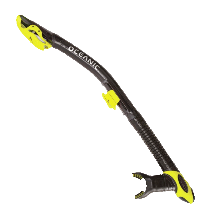 Oceanic Ultry Dry snorkel black yellow