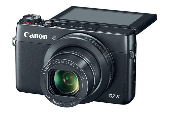 Canon Powershot G7 X camera