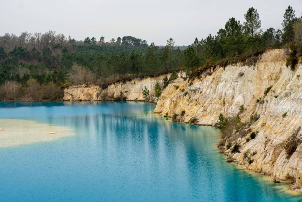 Lake in old quarry