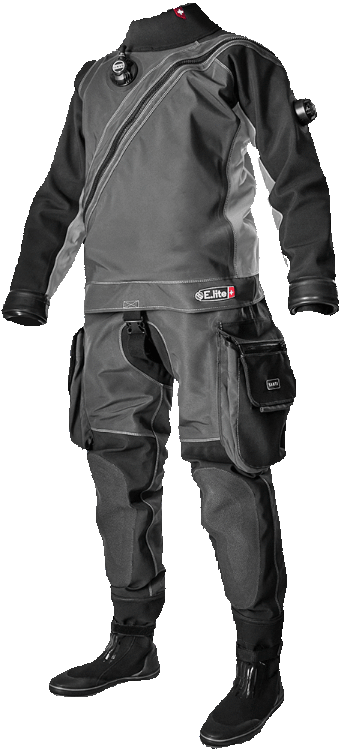 Santi Elite Plus drysuit grey