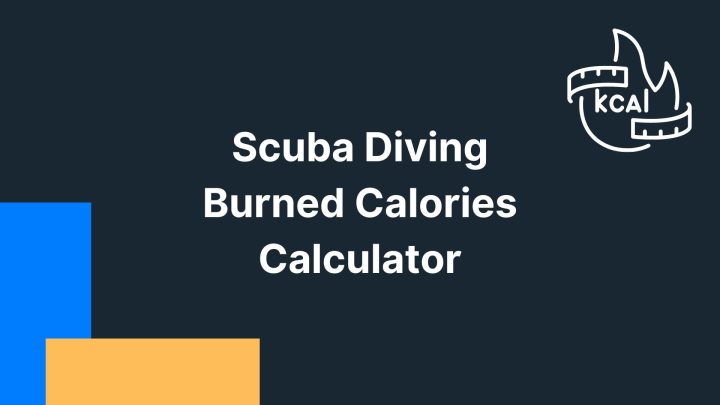 Scuba Diving Burned Calories Calculator