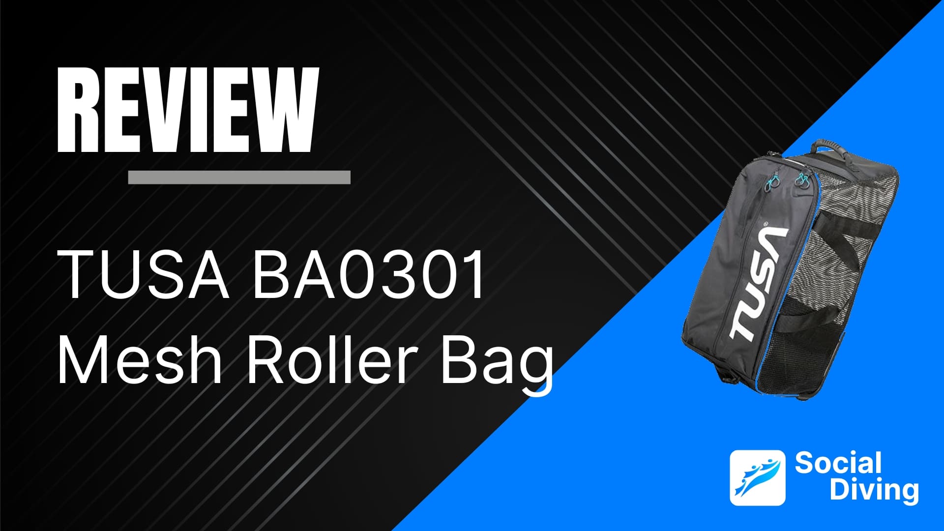 TUSA BA0301 Mesh Roller Bag